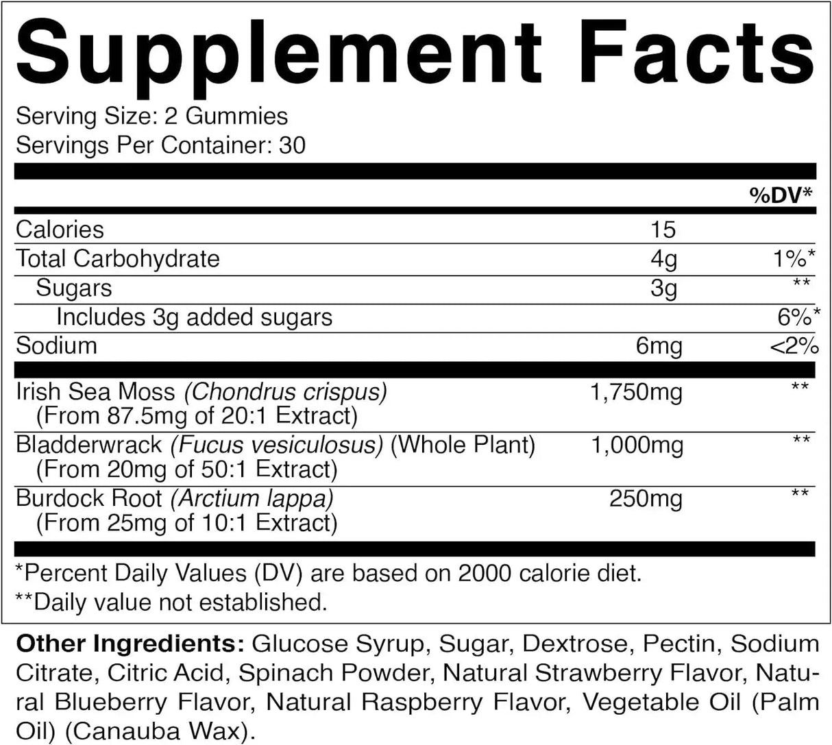 VITAMATIC - Vitamatic Irish Sea Moss Gummies 3000Mg. 120 Gomitas - The Red Vitamin MX - Suplementos Alimenticios - {{ shop.shopifyCountryName }}