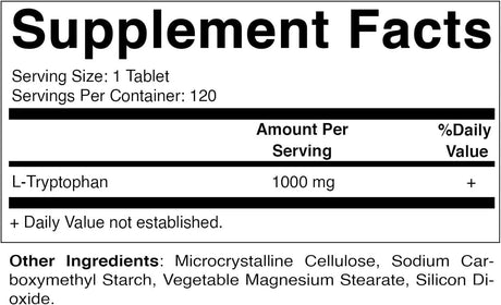 VITAMATIC - Vitamatic L-Tryptophan 1000Mg. 120 Tabletas 3 Pack - The Red Vitamin MX - Suplementos Alimenticios - {{ shop.shopifyCountryName }}