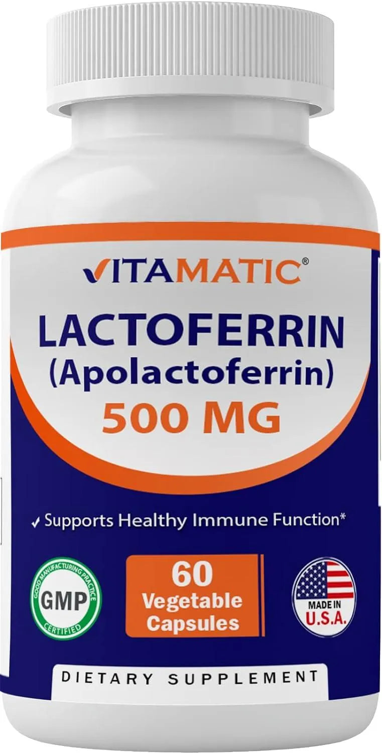 VITAMATIC - Vitamatic Lactoferrin 500Mg. 60 Capsulas - The Red Vitamin MX - Suplementos Alimenticios - {{ shop.shopifyCountryName }}