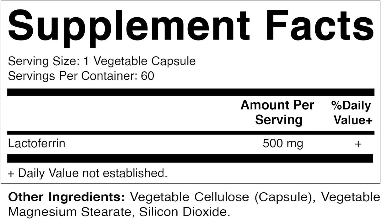 VITAMATIC - Vitamatic Lactoferrin 500Mg. 60 Capsulas - The Red Vitamin MX - Suplementos Alimenticios - {{ shop.shopifyCountryName }}