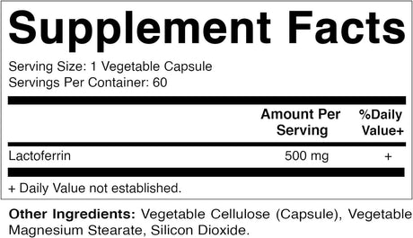 VITAMATIC - Vitamatic Lactoferrin 500Mg. 60 Capsulas - The Red Vitamin MX - Suplementos Alimenticios - {{ shop.shopifyCountryName }}