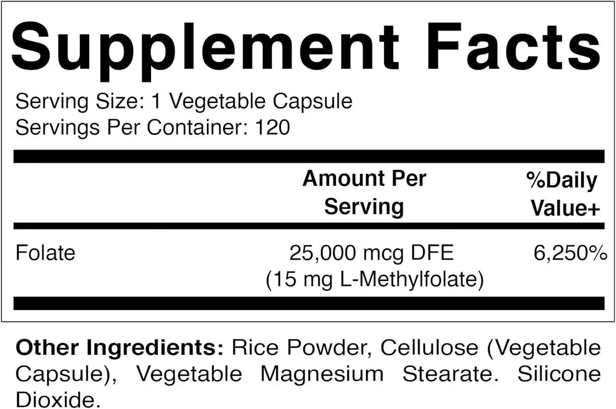 VITAMATIC - Vitamatic Methyl Folate 15Mg. 120 Capsulas - The Red Vitamin MX - Suplementos Alimenticios - {{ shop.shopifyCountryName }}