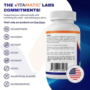 VITAMATIC - Vitamatic Niacinamide 500Mg. 240 Tabletas - The Red Vitamin MX - Suplementos Alimenticios - {{ shop.shopifyCountryName }}