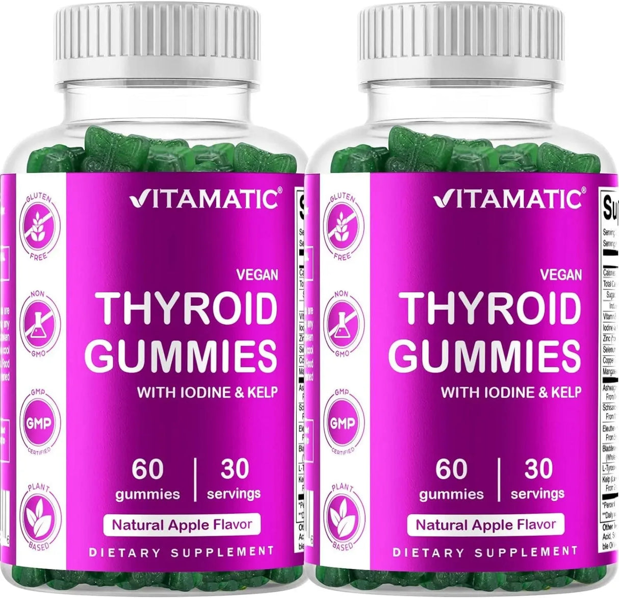 VITAMATIC - Vitamatic Vegan Thyroid Support Gummies with Iodine & Kelp 60 Gomitas 2 Pack - The Red Vitamin MX - Suplementos Alimenticios - {{ shop.shopifyCountryName }}