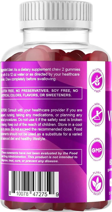 VITAMATIC - Vitamatic Vitamin B6 100Mg. 60 Gomitas - The Red Vitamin MX - Suplementos Alimenticios - {{ shop.shopifyCountryName }}