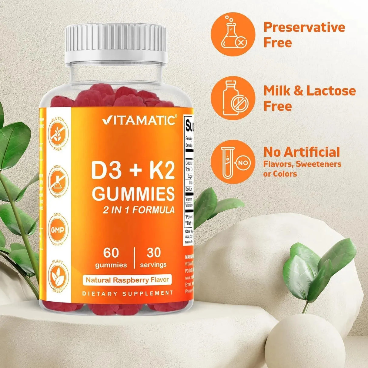 VITAMATIC - Vitamatic Vitamin D3 K2 120 Gomitas - The Red Vitamin MX - Suplementos Alimenticios - {{ shop.shopifyCountryName }}