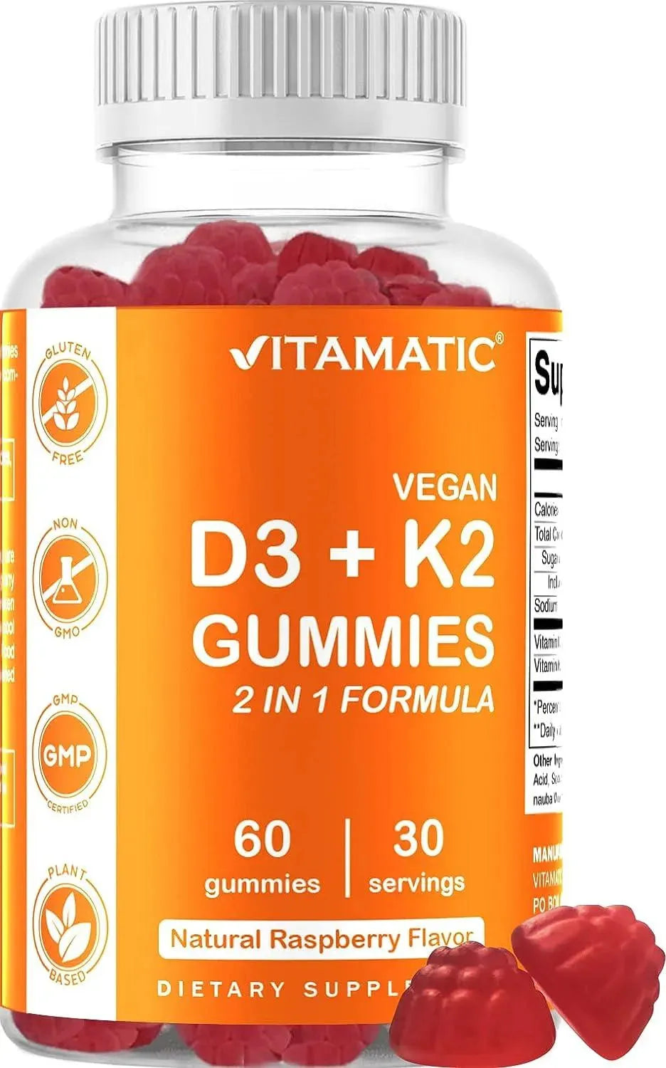 VITAMATIC - Vitamatic Vitamin D3 K2 60 Gomitas - The Red Vitamin MX - Suplementos Alimenticios - {{ shop.shopifyCountryName }}