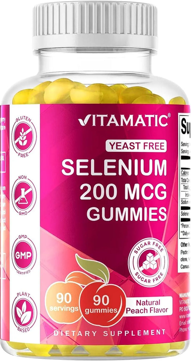 VITAMATIC - Vitamatic Yeast Free Selenium Gummies 200mcg 90 Gomitas - The Red Vitamin MX - Suplementos Alimenticios - {{ shop.shopifyCountryName }}