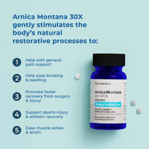 VITAMEDICA - VitaMedica Arnica Montana 30X Rapid Dissolve Arnica Tablets 150 Tabletas - The Red Vitamin MX - Suplementos Alimenticios - {{ shop.shopifyCountryName }}