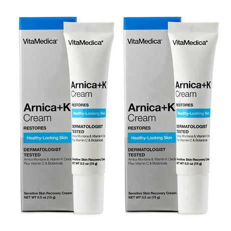 VITAMEDICA - VitaMedica Arnica + Vitamin K Oxide Topical Cream 0.5 Oz. 2 Pack - The Red Vitamin MX - Suplementos Alimenticios - {{ shop.shopifyCountryName }}