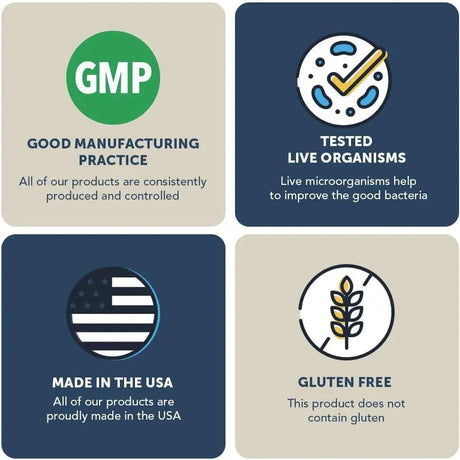 VITAMIN BOUNTY - Vitamin Bounty Pro-50 Probiotics 60 Capsulas - The Red Vitamin MX - Suplementos Alimenticios - {{ shop.shopifyCountryName }}