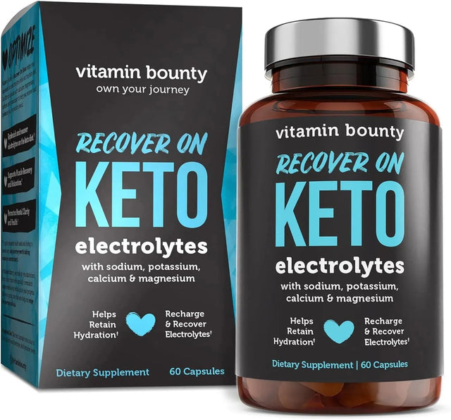 VITAMIN BOUNTY - Vitamin Bounty Recover On Keto Electrolytes 60 Capsulas - The Red Vitamin MX - Suplementos Alimenticios - {{ shop.shopifyCountryName }}