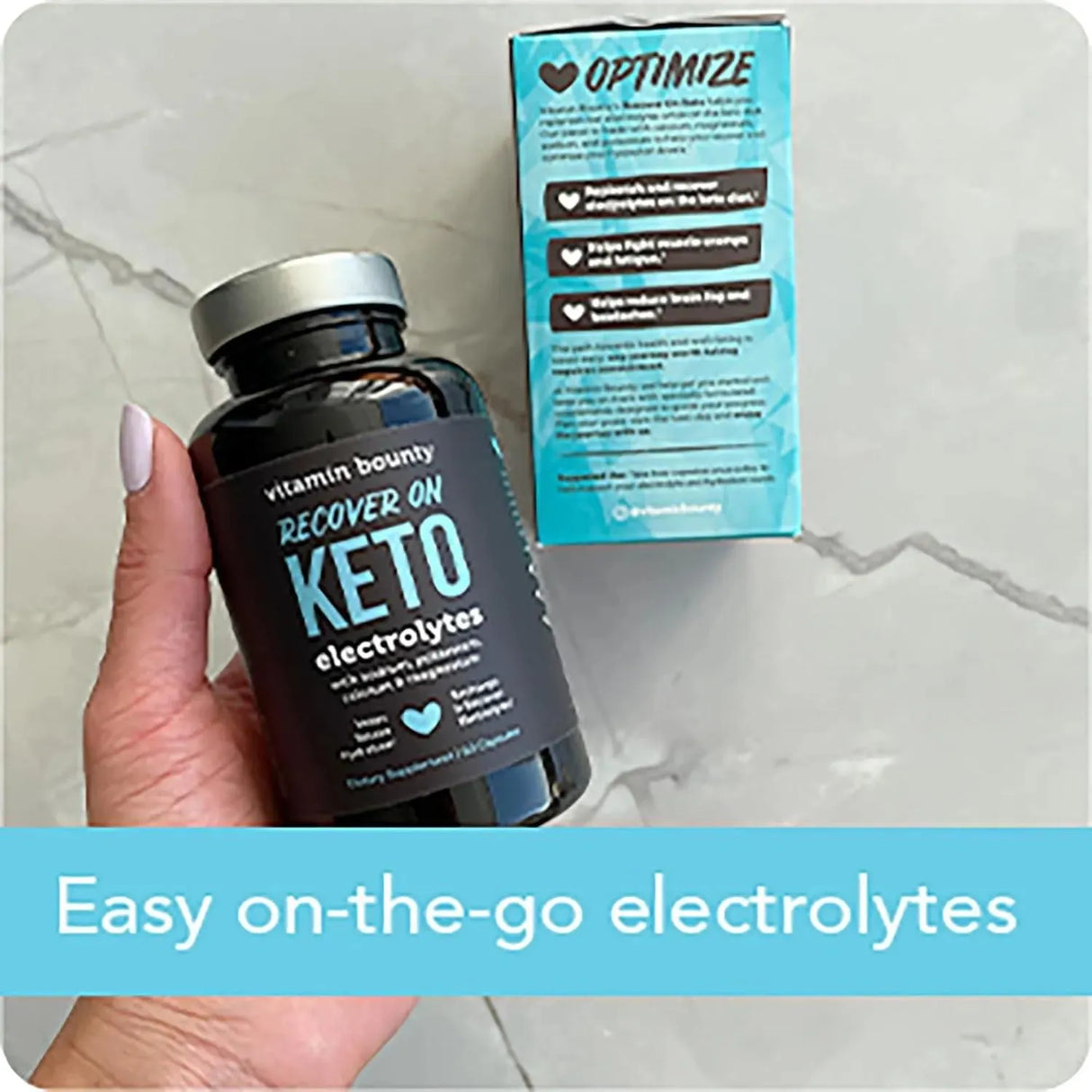 VITAMIN BOUNTY - Vitamin Bounty Recover On Keto Electrolytes 60 Capsulas - The Red Vitamin MX - Suplementos Alimenticios - {{ shop.shopifyCountryName }}