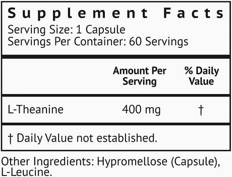 VITAMONK - VitaMonk L Theanine 400Mg. 60 Capsulas - The Red Vitamin MX - Suplementos Alimenticios - {{ shop.shopifyCountryName }}