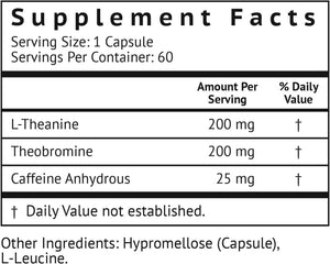 VITAMONK - VitaMonk Low Dose Caffeine and Theanine 60 Capsulas - The Red Vitamin MX - Suplementos Alimenticios - {{ shop.shopifyCountryName }}