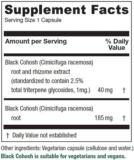 VITANICA - Vitanica Black Cohosh 120 Capsulas - The Red Vitamin MX - Suplementos Alimenticios - {{ shop.shopifyCountryName }}