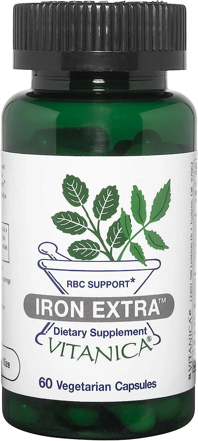 VITANICA - Vitanica Iron Extra Iron Supplement 60 Capsulas - The Red Vitamin MX - Suplementos Alimenticios - {{ shop.shopifyCountryName }}