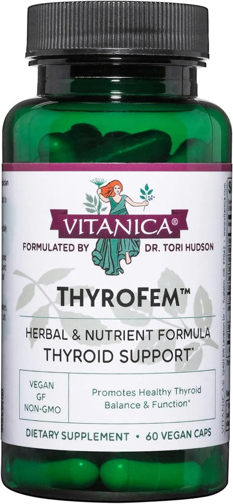 VITANICA - Vitanica ThyroFem Thyroid Gland Support 60 Capsulas - The Red Vitamin MX - Suplementos Alimenticios - {{ shop.shopifyCountryName }}