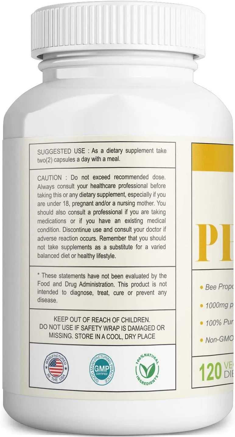 VITAPIA - Vitapia Bee Propolis 1000Mg. 120 Capsulas - The Red Vitamin MX - Suplementos Alimenticios - {{ shop.shopifyCountryName }}