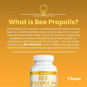 VITAPIA - Vitapia Bee Propolis 1000Mg. 120 Capsulas - The Red Vitamin MX - Suplementos Alimenticios - {{ shop.shopifyCountryName }}