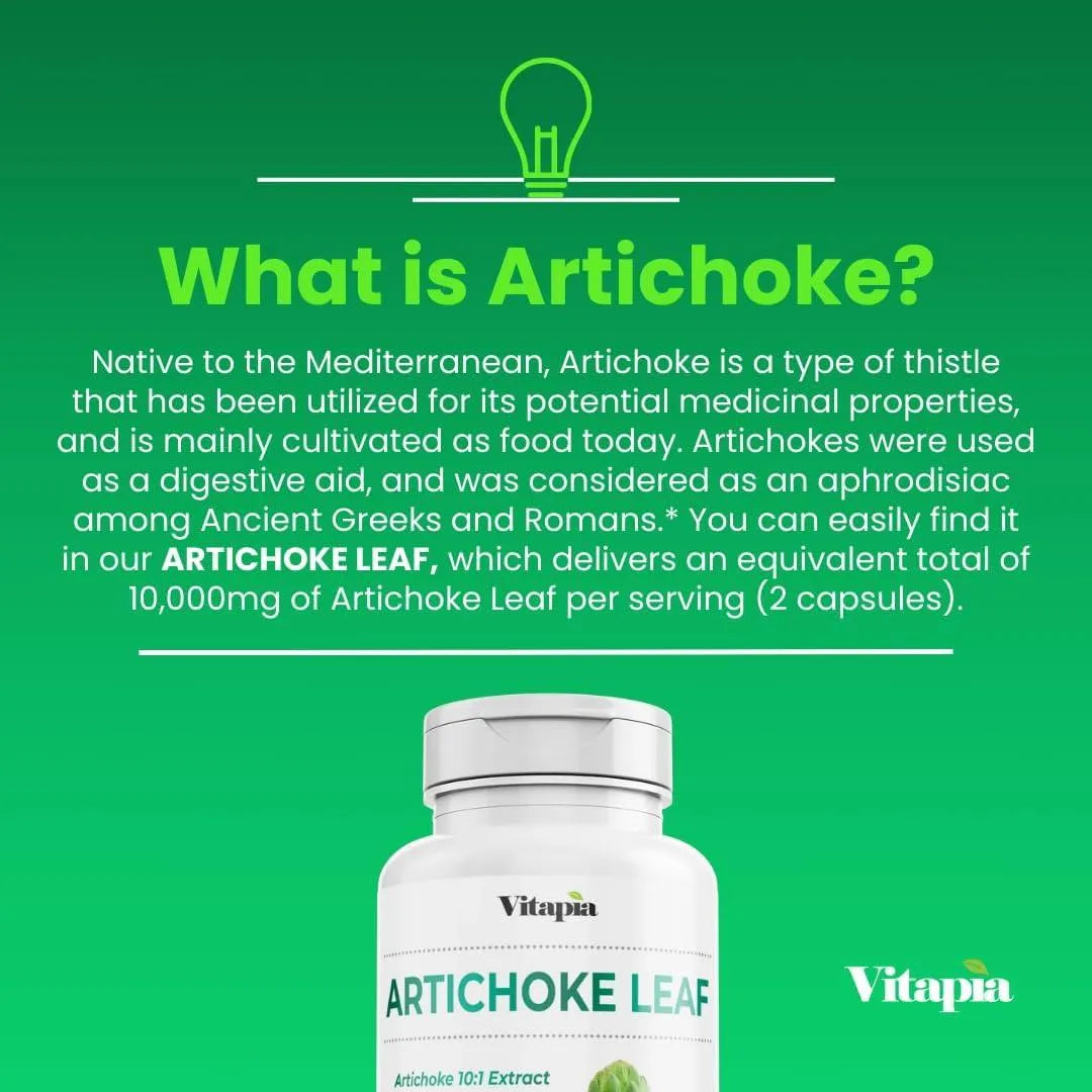 VITAPIA - Vitapia Organic Artichoke Leaf Extract 10,000Mg. 180 Capsulas - The Red Vitamin MX - Suplementos Alimenticios - {{ shop.shopifyCountryName }}