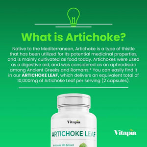 VITAPIA - Vitapia Organic Artichoke Leaf Extract 10,000Mg. 60 Capsulas - The Red Vitamin MX - Suplementos Alimenticios - {{ shop.shopifyCountryName }}