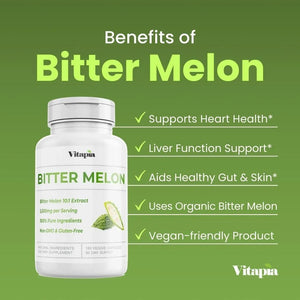 VITAPIA - Vitapia Organic Bitter Melon 15,000Mg. 180 Capsulas - The Red Vitamin MX - Suplementos Alimenticios - {{ shop.shopifyCountryName }}