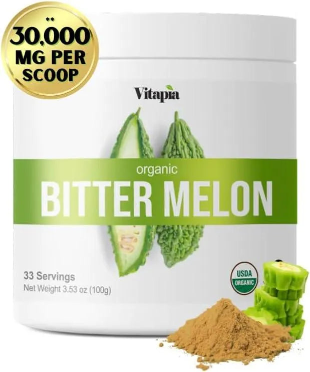 VITAPIA - Vitapia Organic Bitter Melon Fruit 10:1 Extract Powder 100Gr. - The Red Vitamin MX - Suplementos Alimenticios - {{ shop.shopifyCountryName }}