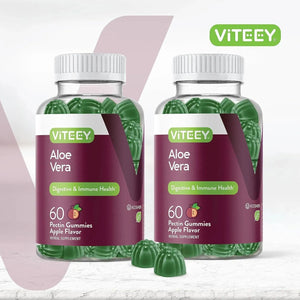 VITEEY - Viteey Aloe Vera Supplement Gummies 50Mg. 60 Gomitas 2 Pack - The Red Vitamin MX - Suplementos Alimenticios - {{ shop.shopifyCountryName }}