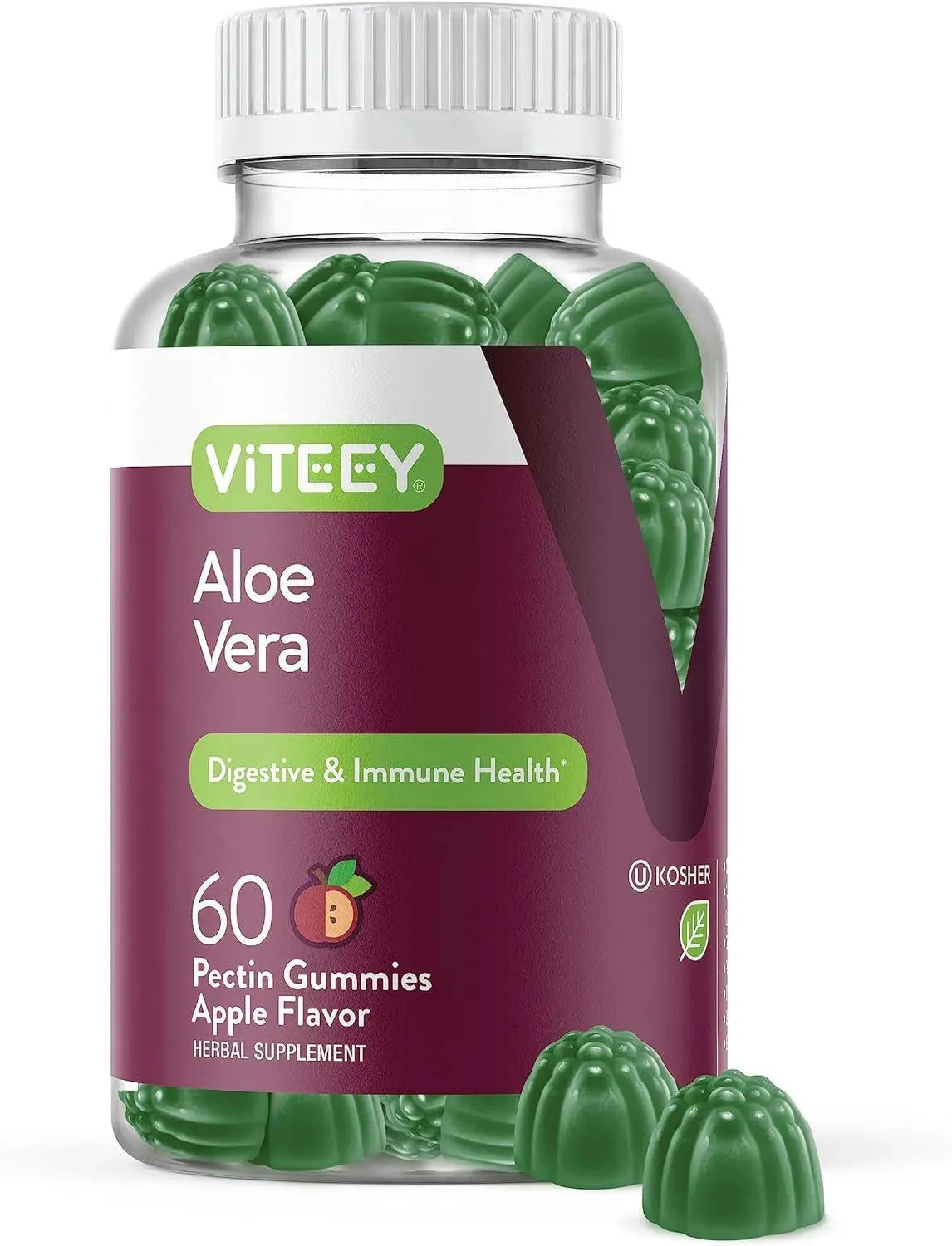 VITEEY - Viteey Aloe Vera Supplement Gummies 50Mg. 60 Gomitas - The Red Vitamin MX - Suplementos Alimenticios - {{ shop.shopifyCountryName }}