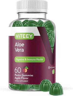 VITEEY - Viteey Aloe Vera Supplement Gummies 50Mg. 60 Gomitas - The Red Vitamin MX - Suplementos Alimenticios - {{ shop.shopifyCountryName }}