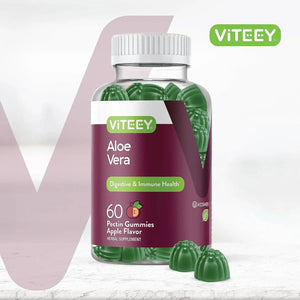 VITEEY - Viteey Aloe Vera Supplement Gummies 50Mg. 60 Gomitas - The Red Vitamin MX - Suplementos Alimenticios - {{ shop.shopifyCountryName }}