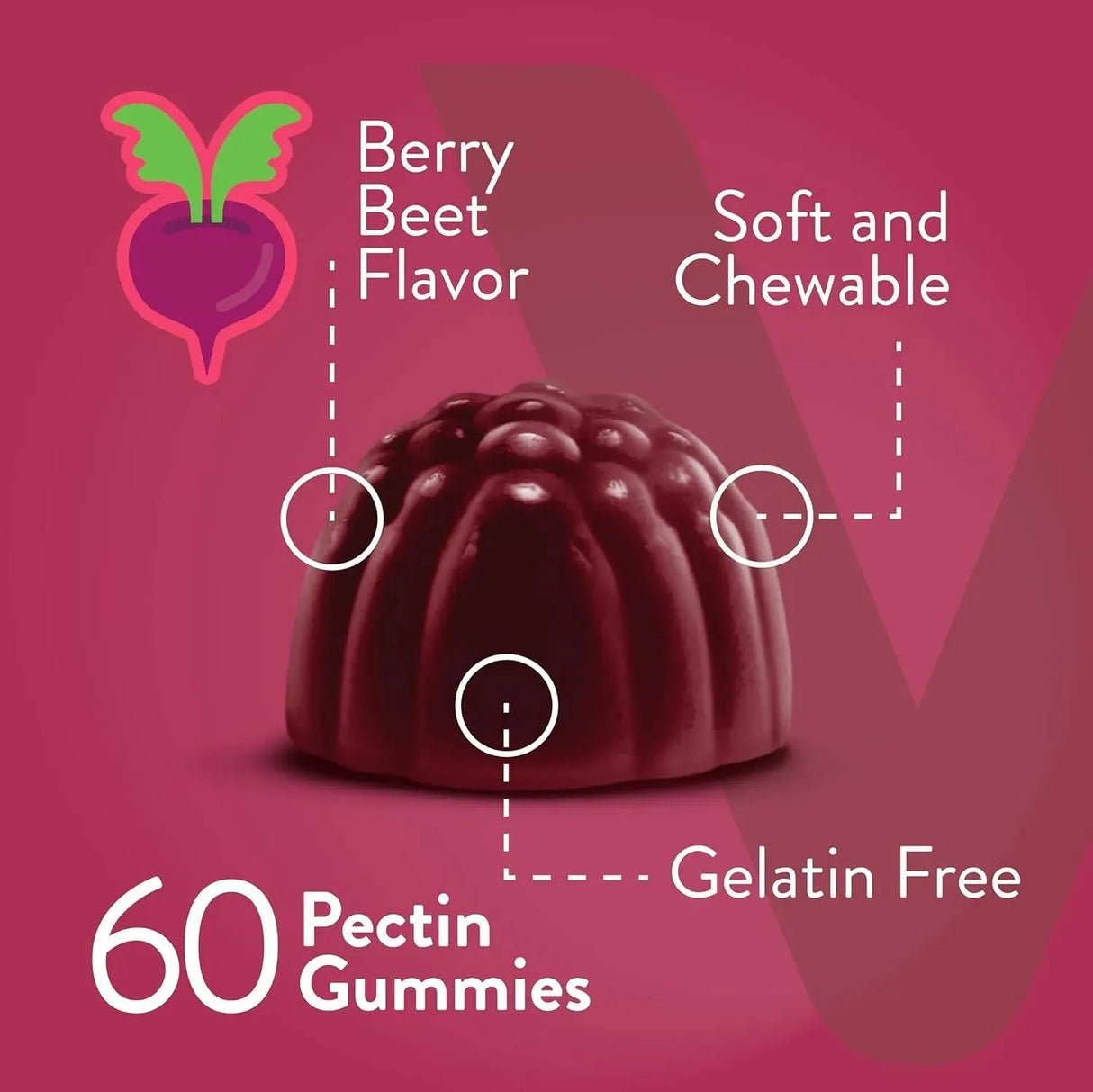 VITEEY - Viteey Beet Root Gummies 4000Mg. 60 Gomitas - The Red Vitamin MX - Suplementos Alimenticios - {{ shop.shopifyCountryName }}