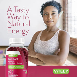 VITEEY - Viteey Beet Root Gummies 4000Mg. 60 Gomitas - The Red Vitamin MX - Suplementos Alimenticios - {{ shop.shopifyCountryName }}