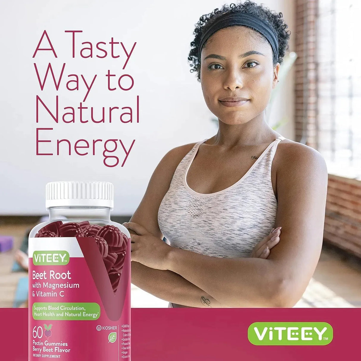 VITEEY - Viteey Beet Root Gummies with Magnesium & Vitamin C 60 Gomitas 2 Pack - The Red Vitamin MX - Suplementos Alimenticios - {{ shop.shopifyCountryName }}