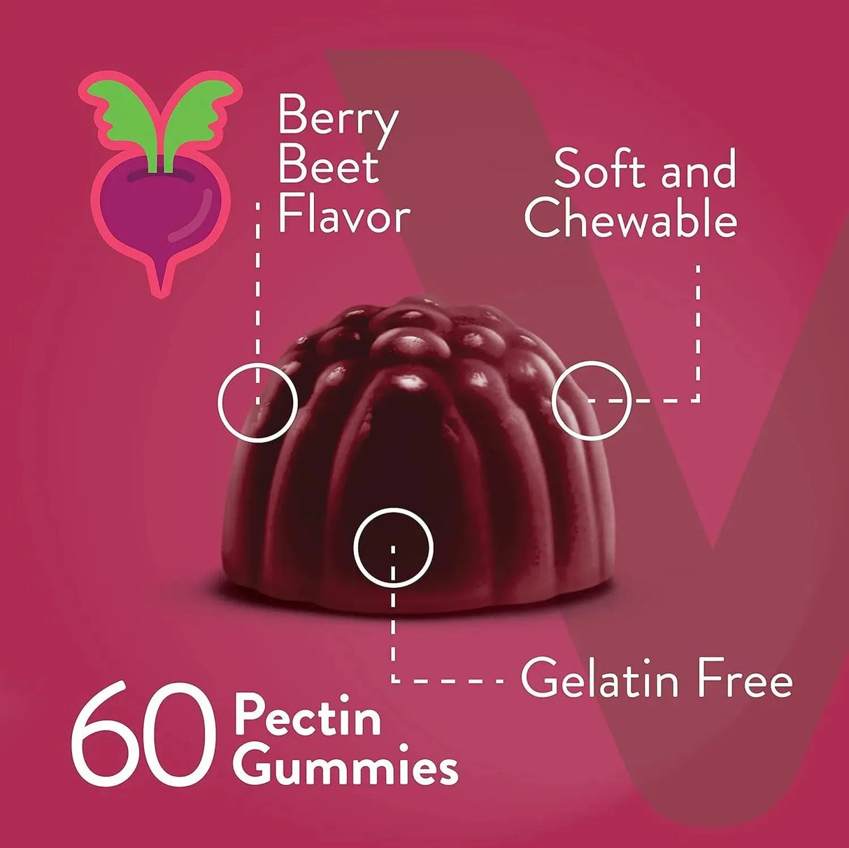 VITEEY - Viteey Beet Root Gummies with Magnesium & Vitamin C 60 Gomitas - The Red Vitamin MX - Suplementos Alimenticios - {{ shop.shopifyCountryName }}