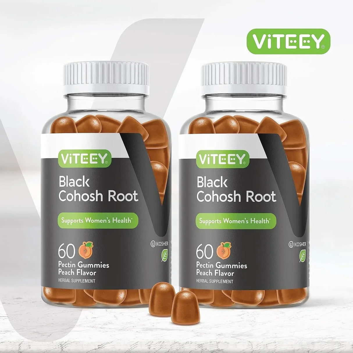 VITEEY - Viteey Black Cohosh for Menopause Gummies for Women 60 Gomitas 2 Pack - The Red Vitamin MX - Suplementos Alimenticios - {{ shop.shopifyCountryName }}