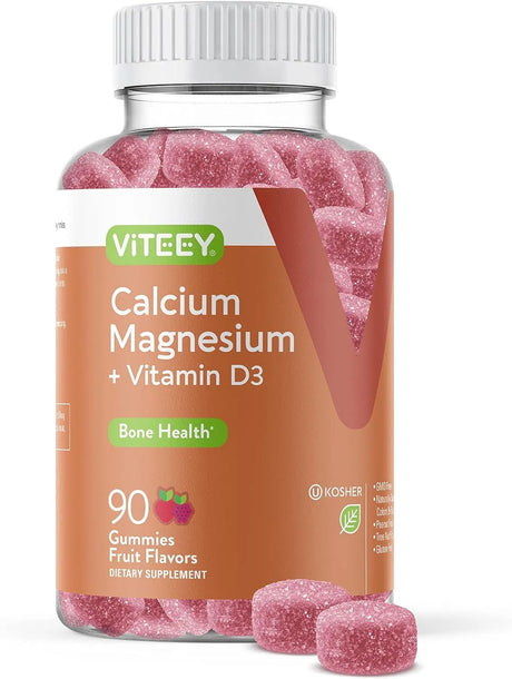 VITEEY - Viteey Calcium Magnesium Gummies with Vitamin D3 90 Gomitas - The Red Vitamin MX - Suplementos Alimenticios - {{ shop.shopifyCountryName }}