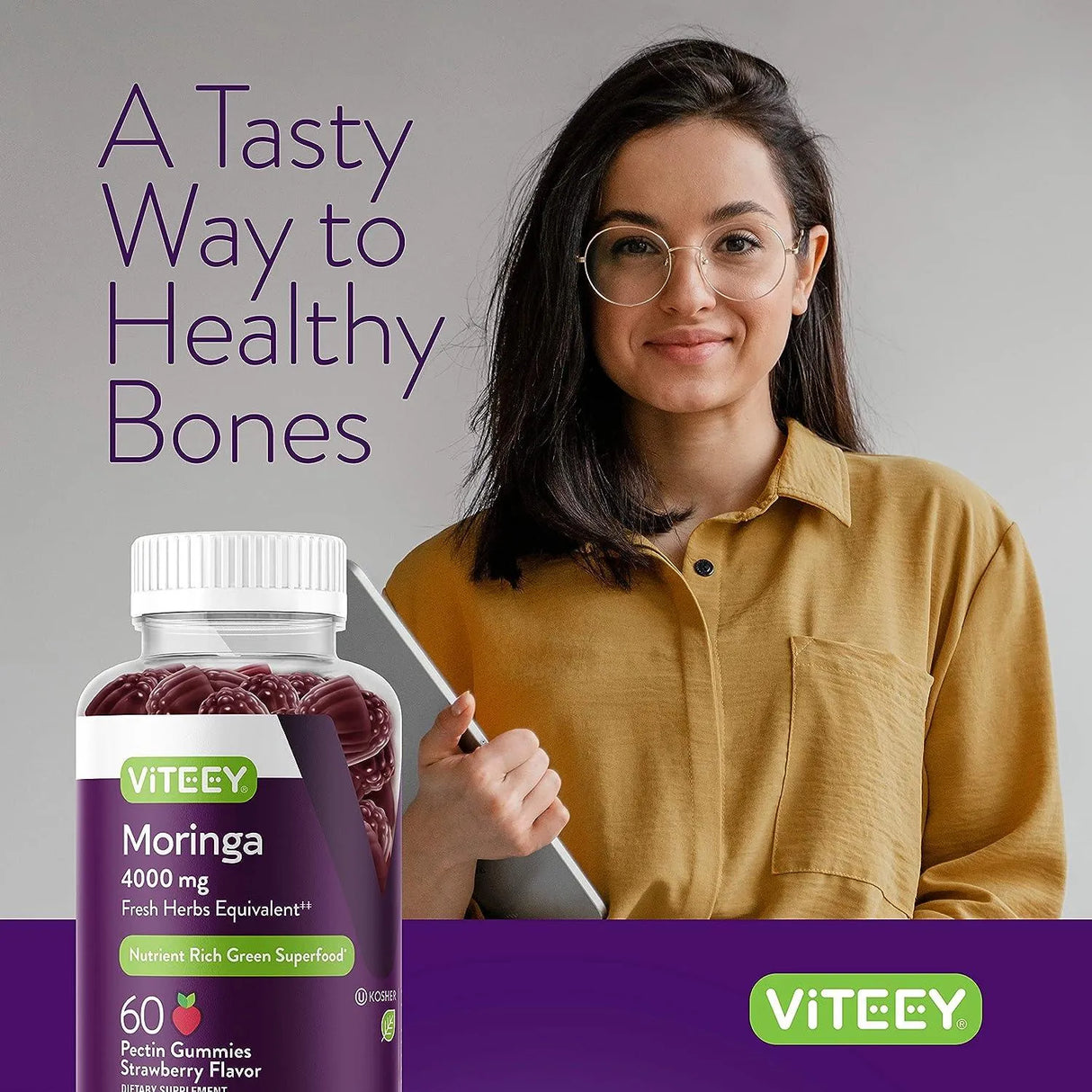 VITEEY - Viteey Moringa Leaf Gummies 4000Mg. 120 Gomitas - The Red Vitamin MX - Suplementos Alimenticios - {{ shop.shopifyCountryName }}