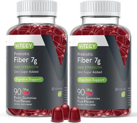 VITEEY - Viteey Prebiotic Fiber Gummies for Adults 90 Gomitas 2 Pack - The Red Vitamin MX - Suplementos Alimenticios - {{ shop.shopifyCountryName }}