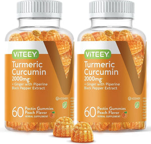 VITEEY - Viteey Turmeric Curcumin 2000Mg. 120 Gomitas - The Red Vitamin MX - Suplementos Alimenticios - {{ shop.shopifyCountryName }}