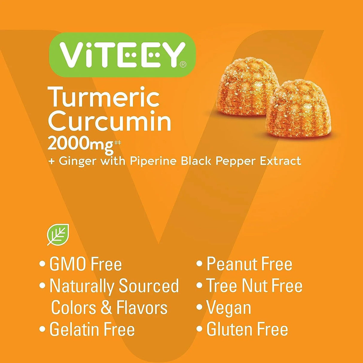 VITEEY - Viteey Turmeric Curcumin 2000Mg. 120 Gomitas - The Red Vitamin MX - Suplementos Alimenticios - {{ shop.shopifyCountryName }}