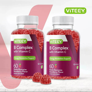 VITEEY - Viteey Vitamin B Complex 120 Gomitas - The Red Vitamin MX - Suplementos Alimenticios - {{ shop.shopifyCountryName }}