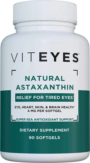 VITEYES - Viteyes Natural Astaxanthin 4Mg. 90 Capsulas Blandas - The Red Vitamin MX - Suplementos Alimenticios - {{ shop.shopifyCountryName }}