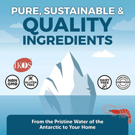 VIVA NATURALS - Viva Naturals Antarctic Krill Oil Omega 3 1250Mg. 60 Capsulas Blandas - The Red Vitamin MX - Suplementos Alimenticios - {{ shop.shopifyCountryName }}