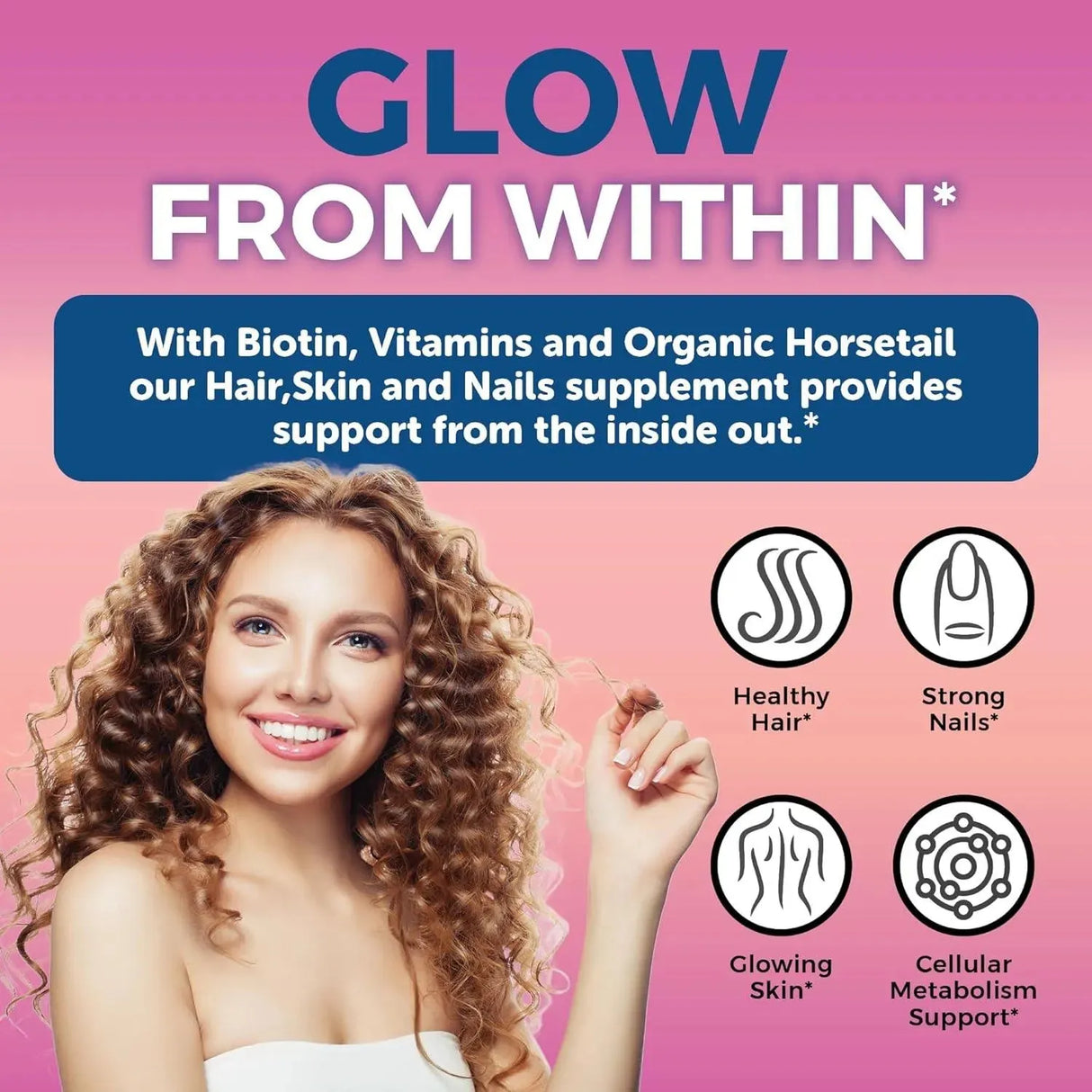 VIVA NATURALS - Viva Naturals Organic Biotin Vitamins for Hair Skin and Nails 120 Tabletas - The Red Vitamin MX - Suplementos Alimenticios - {{ shop.shopifyCountryName }}