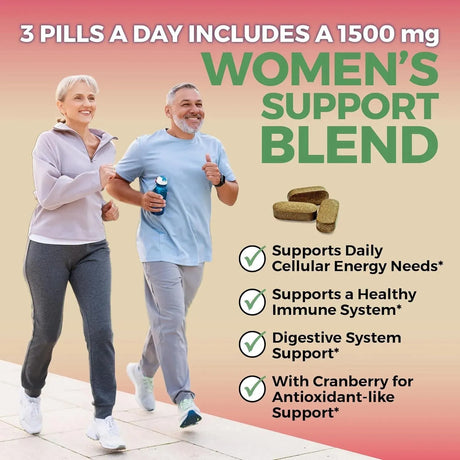 VIVA NATURALS - Viva Naturals Organic Women Multivitamin 90 Tabletas - The Red Vitamin MX - Suplementos Alimenticios - {{ shop.shopifyCountryName }}