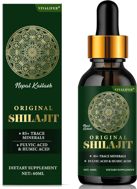 VIVALIFER - VIVALIFER Himalayan Shilajit Resin Liquid Drops 60Ml. - The Red Vitamin MX - Suplementos Alimenticios - {{ shop.shopifyCountryName }}