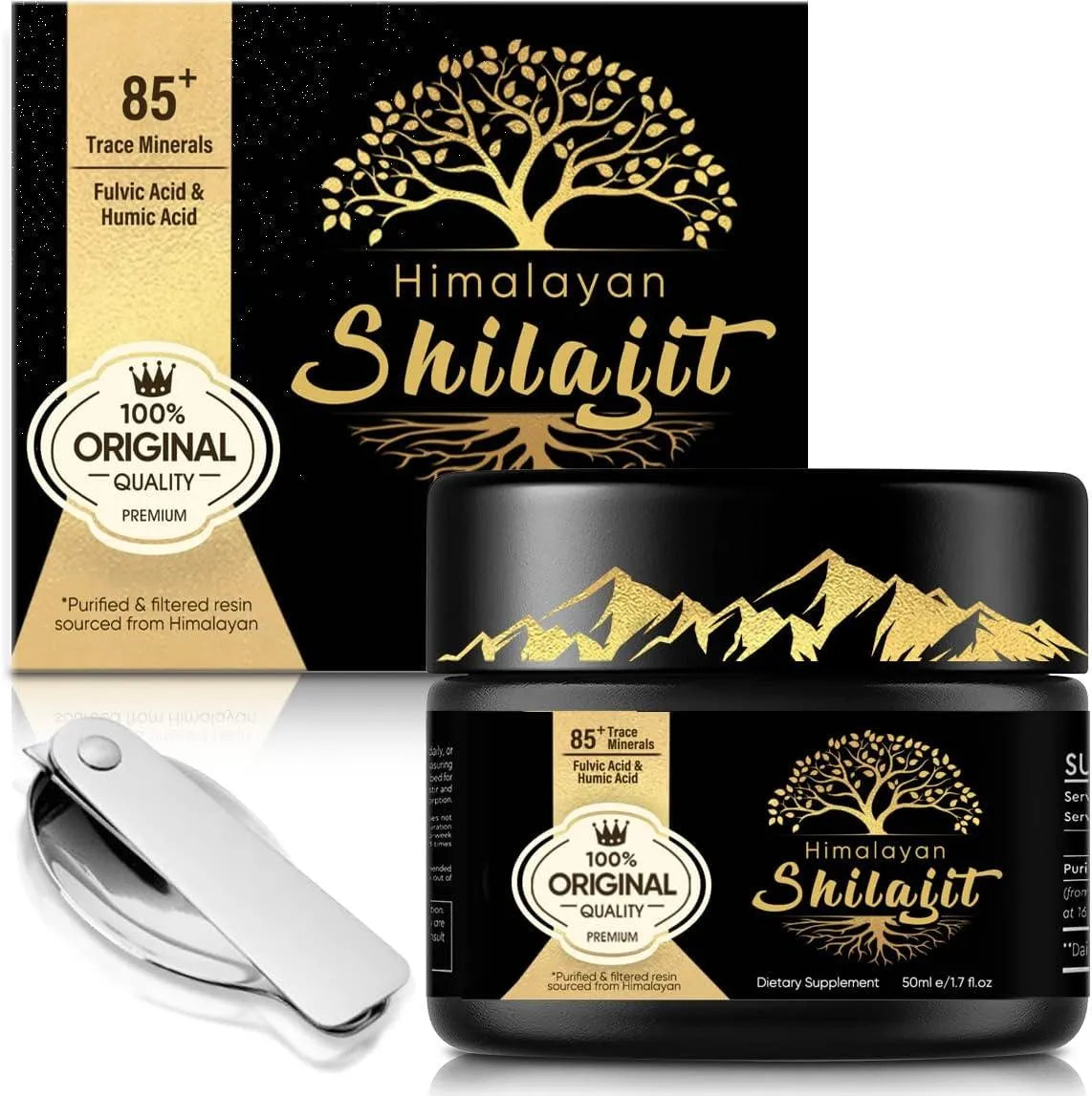 VIVALIFER - VIVALIFER Pure Organic Himalayan Shilajit Resin 1.7Oz. - The Red Vitamin MX - Suplementos Alimenticios - {{ shop.shopifyCountryName }}