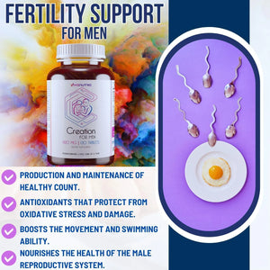 VIVANUTRA - VIVANUTRA Creation Male Fertility Supplement and Volume Increaser 120 Tabletas - The Red Vitamin MX - Suplementos Alimenticios - {{ shop.shopifyCountryName }}